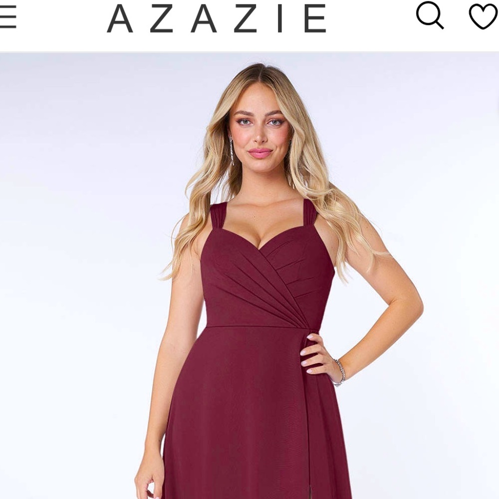 Azazie Rahrin Dress in Cabernet